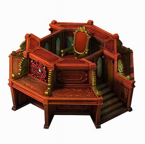 advanced library area - 3D model