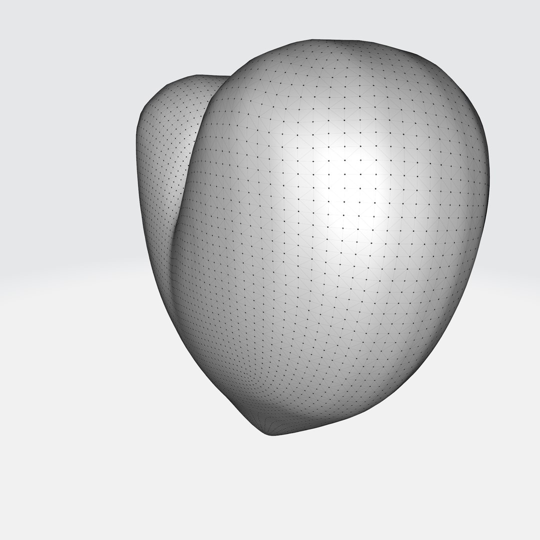 3D Red Heart-shaped Model - TurboSquid 2270976