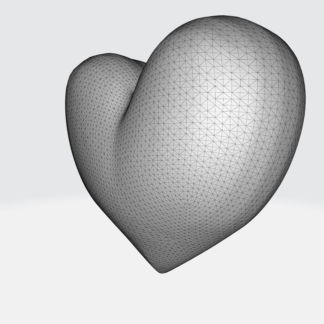3D Red Heart-shaped Model - TurboSquid 2270976