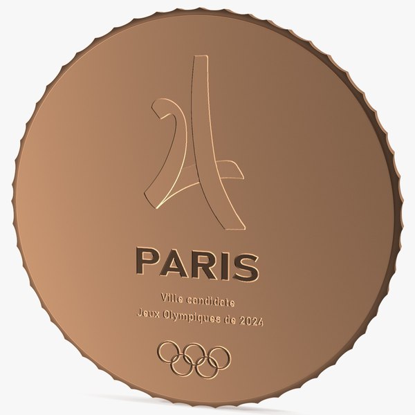 3D Bronze Olympic Medal Paris 2024