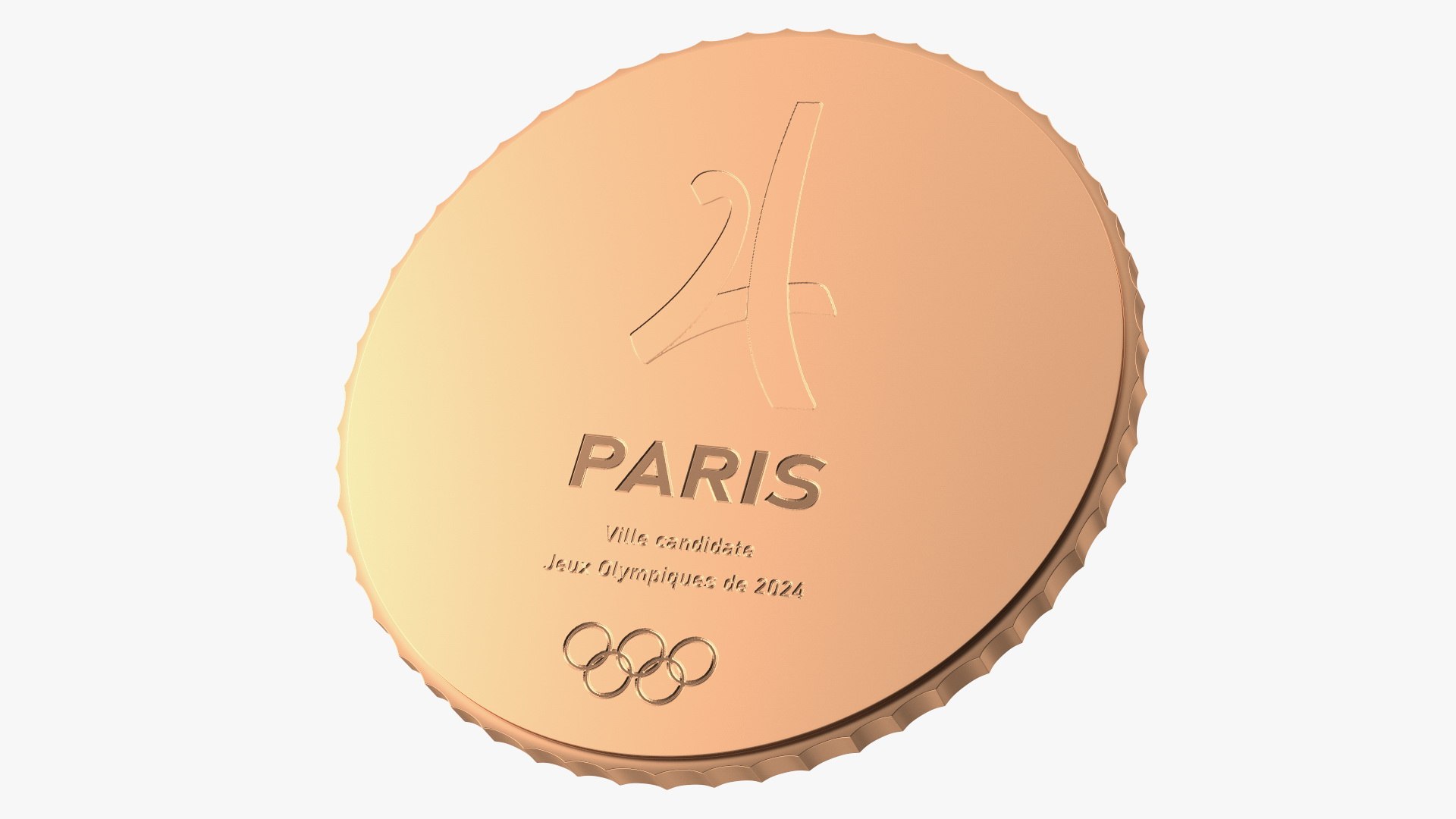 3D Bronze Olympic Medal Paris 2024 - TurboSquid 2003830