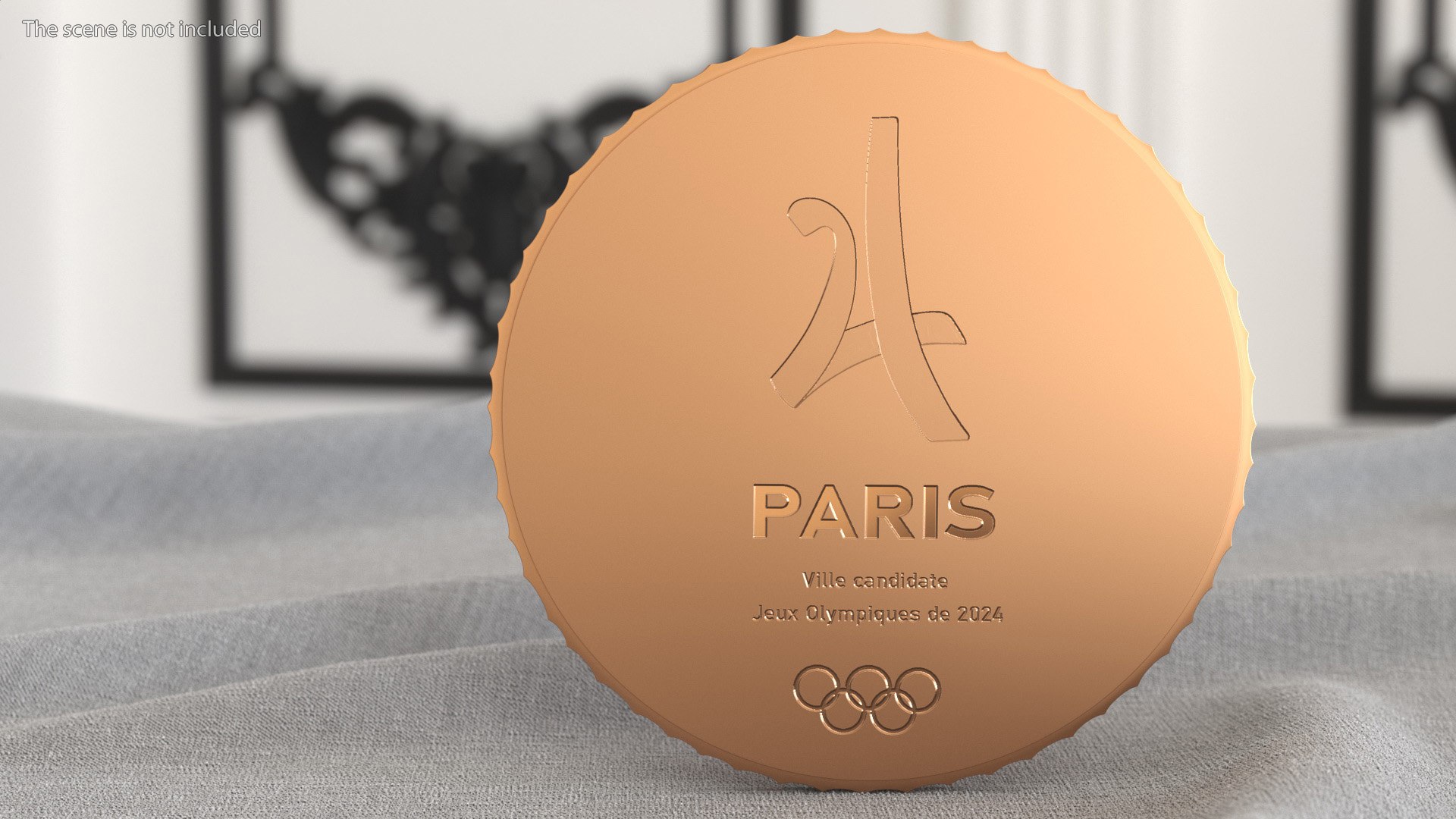 3D Bronze Olympic Medal Paris 2024 - TurboSquid 2003830