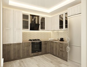 kitchen set 1 3D model