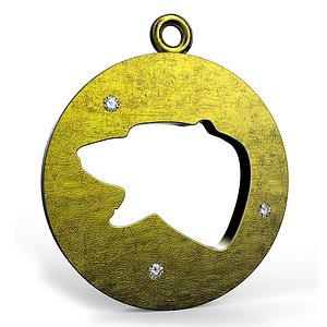 Bear Flat Pendant
