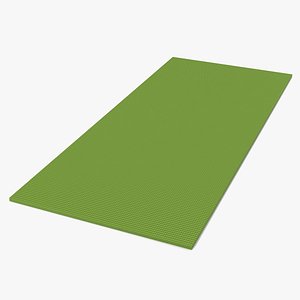Flat Yoga Mat Green