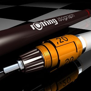 maya rotring pen rapido