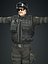 Realistisches manipuliertes Armee-Charakter-Mann-3D-Modell
