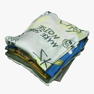 Clothes 304 Pile T-Shirts model