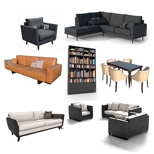 Modern Furniture Archviz Collection 3D