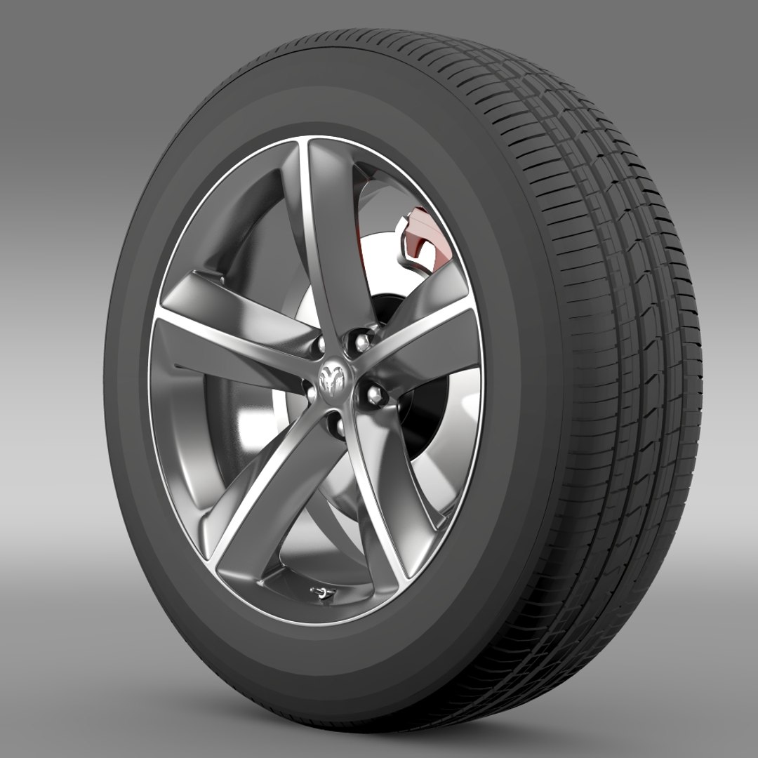 3d Dodge Challenger Srt8 Wheel