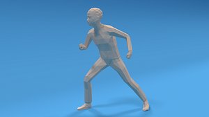 fighting kid 3D model