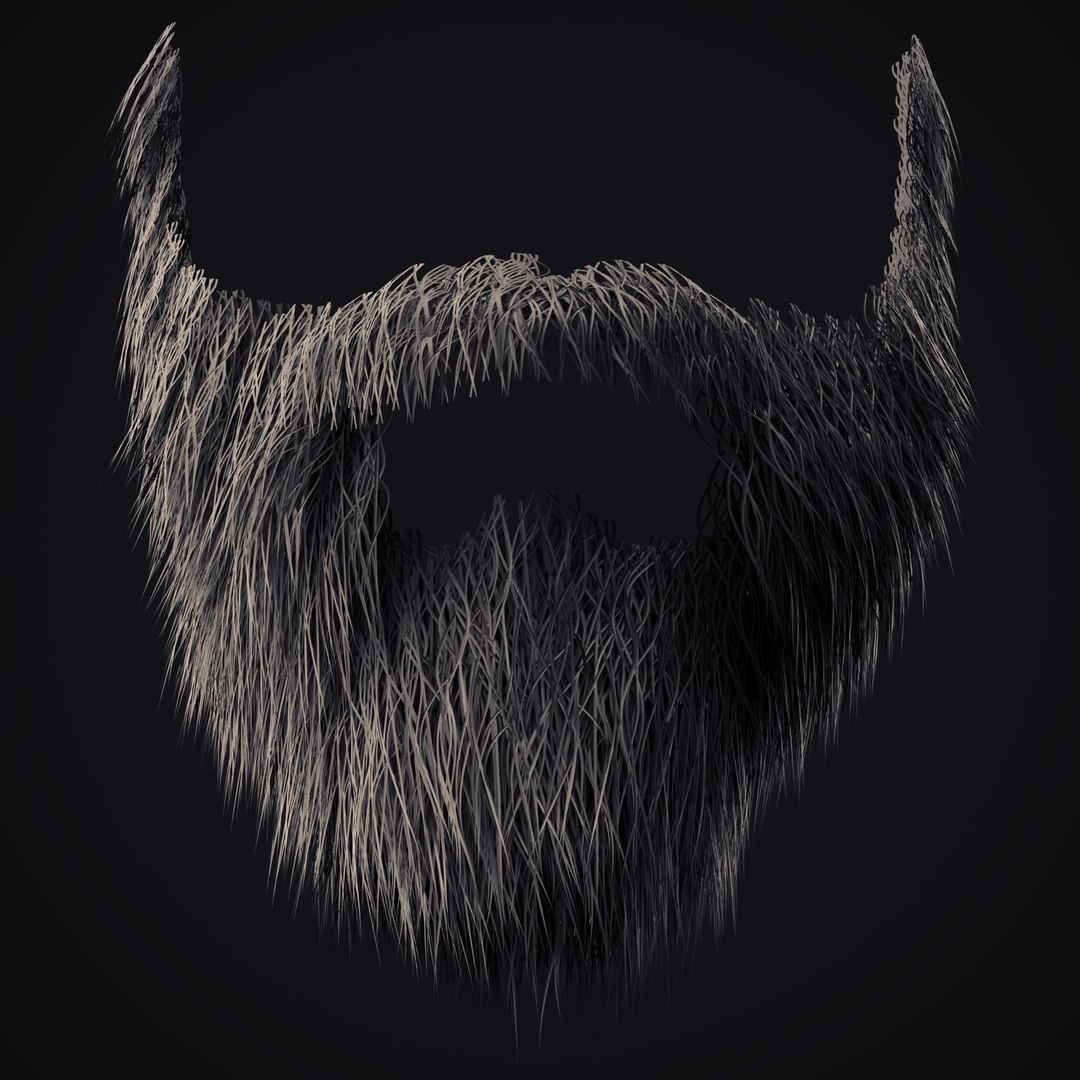 3D Beard 14 Model - TurboSquid 1489868