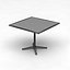 3d table chairs model