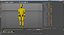 Crash Test Dummy Rigged for Cinema 4D 3D Model