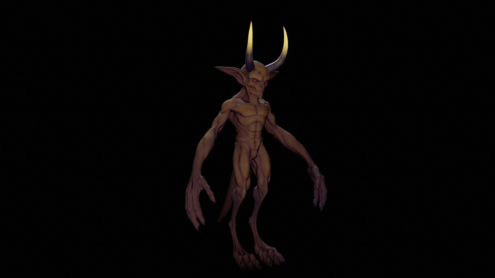 NormalDemon Animated MonsterUE5 Ready 3D - TurboSquid 2547975