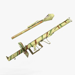 Panzerfaust WW2 Low-poly 3D model model