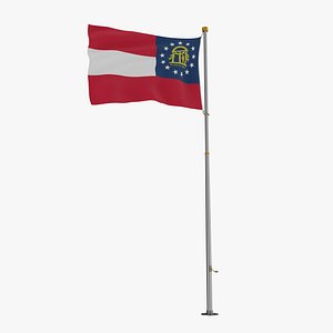 Pole Flag Georgia