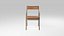 Retro Armlehnen Stuhl braunes Leder
