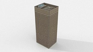 Low-poly Generic City office tower