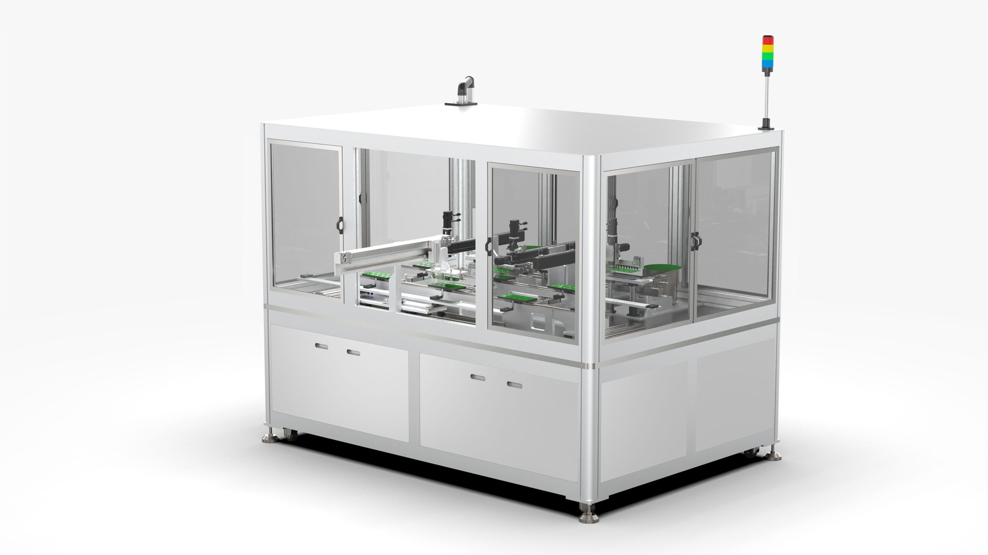3D Automatic PCB Assembly Machine TurboSquid 2020600