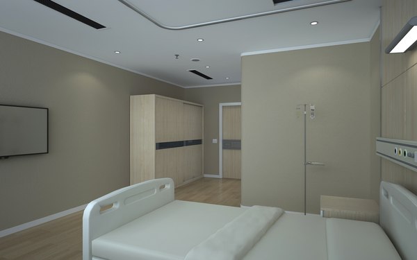 Hospital bed 3D - TurboSquid 1543105