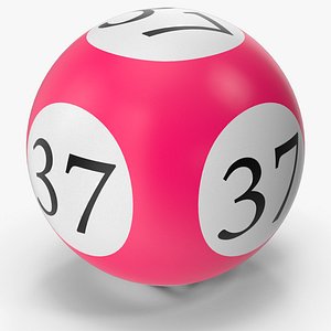 Bingo Ball 37 3D model