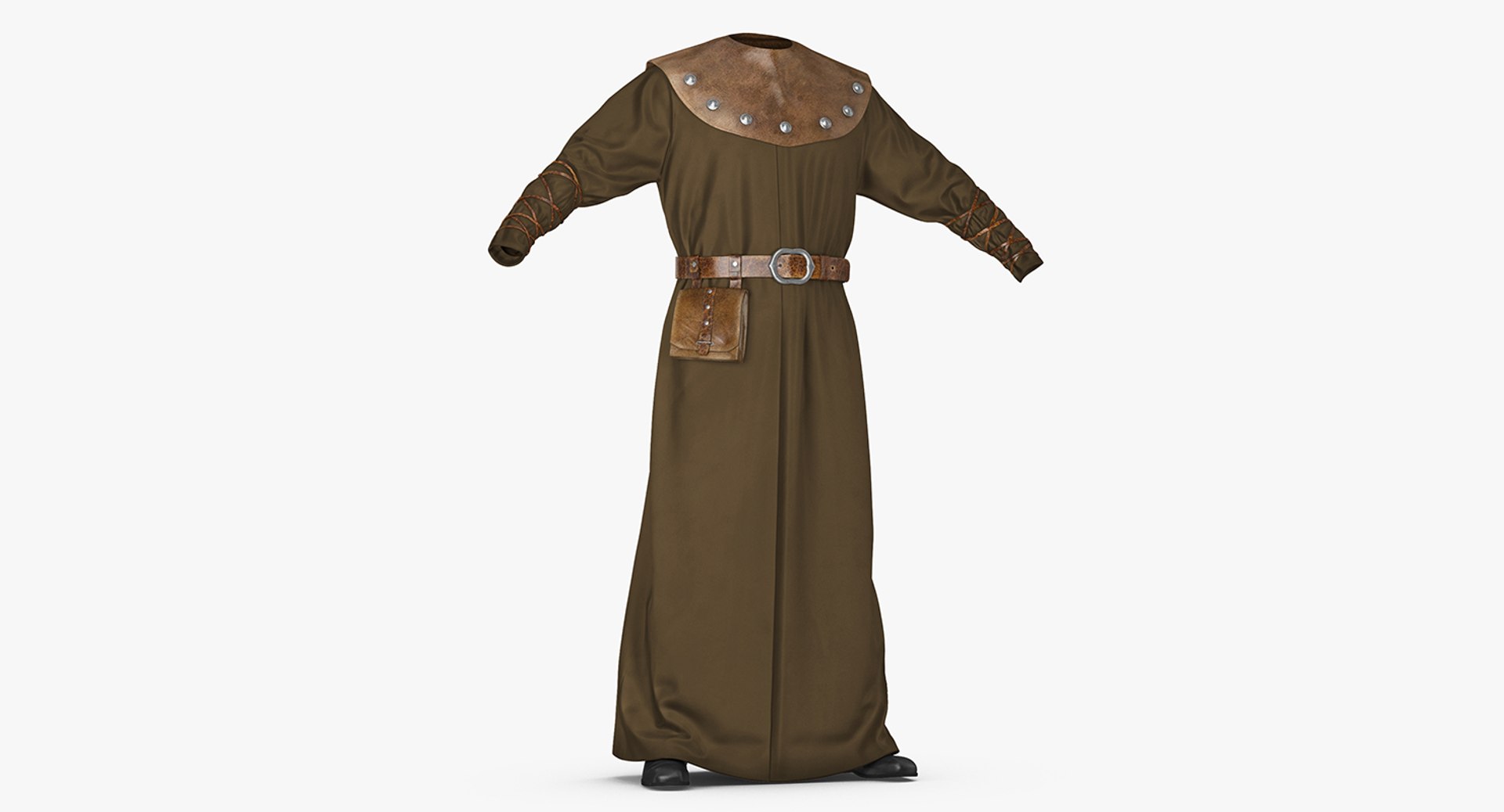Medieval Clothes 3D model preview