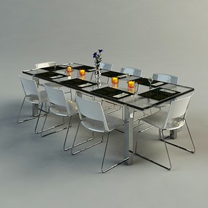 maya contemporary dining table