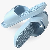 Acupressure Massage Slippers Blue