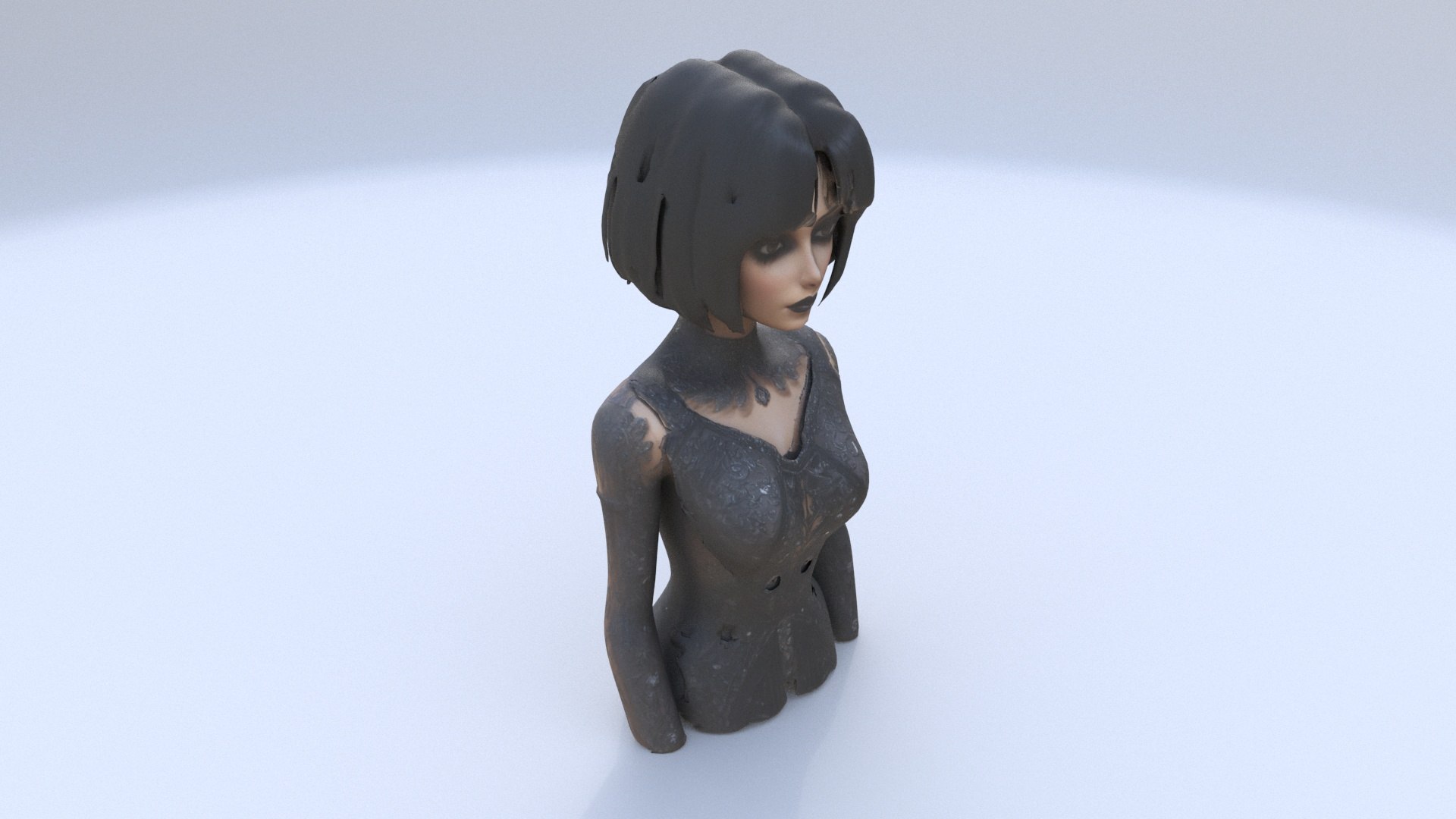 3D Glamorous Flapper Model - TurboSquid 2336399