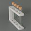 Support avec tubes à essai en verre modèle 3D