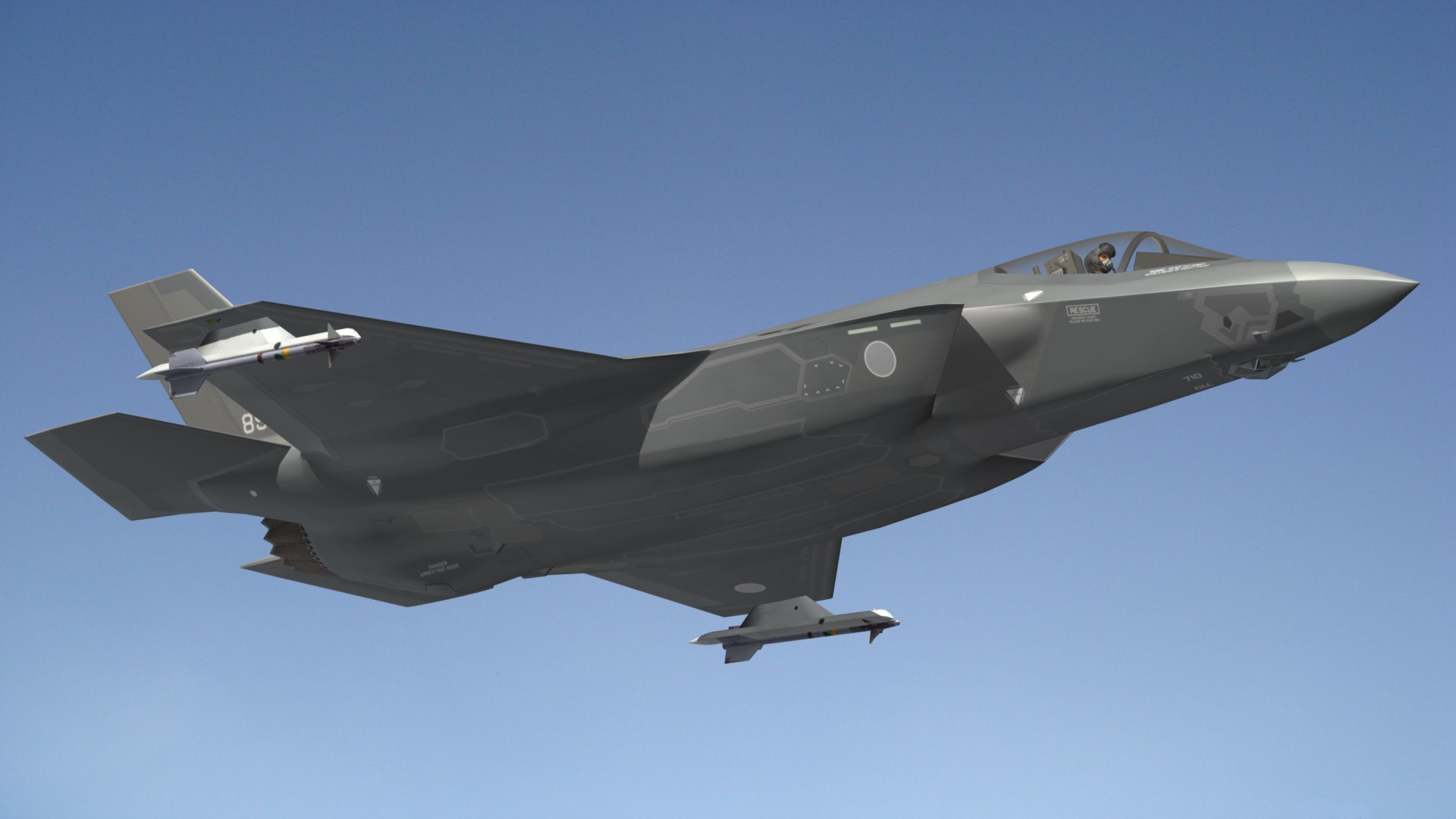 F35A Japan Air Force JASDF 3D Model - TurboSquid 1802036