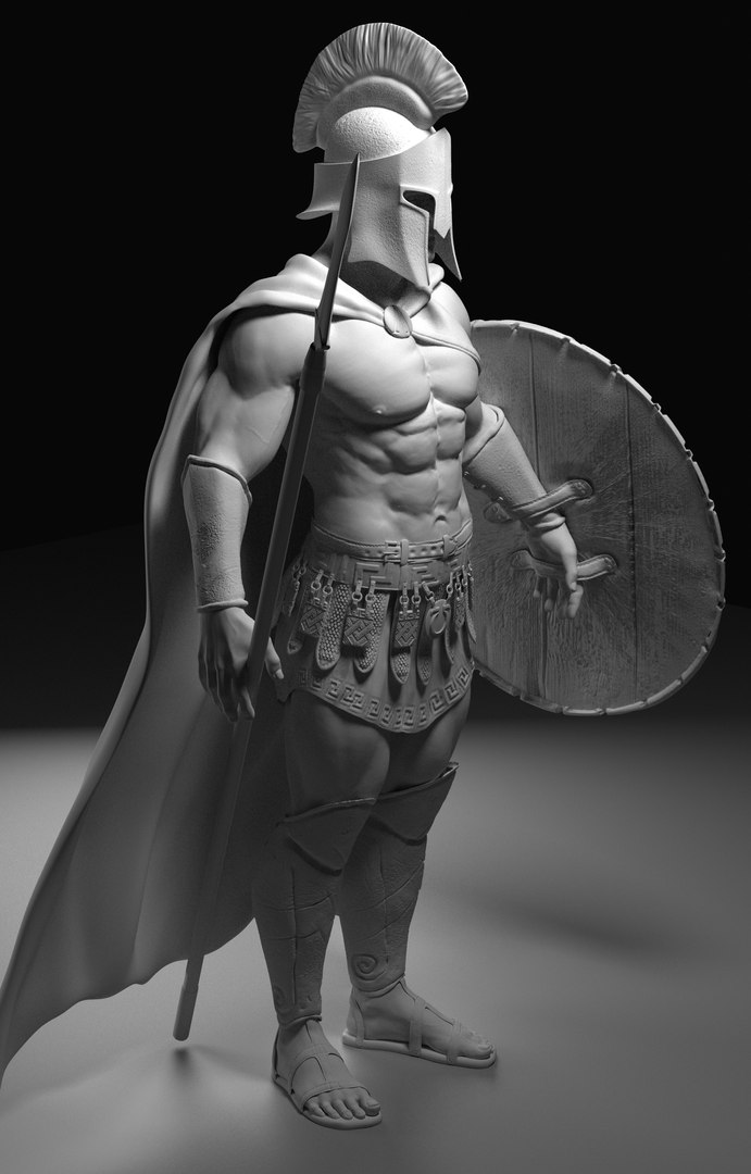 Spartan Warrior 3D Model 3D Model - TurboSquid 1761963