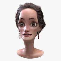 Cartoon Woman Head