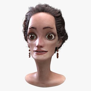 Cartoon Woman Head