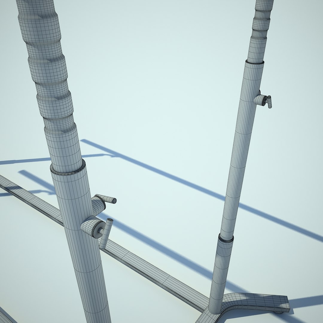 3d Model Gymnastics Parallel Bars