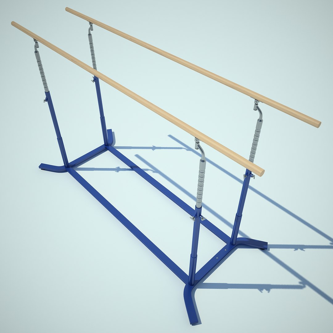 3d Model Gymnastics Parallel Bars