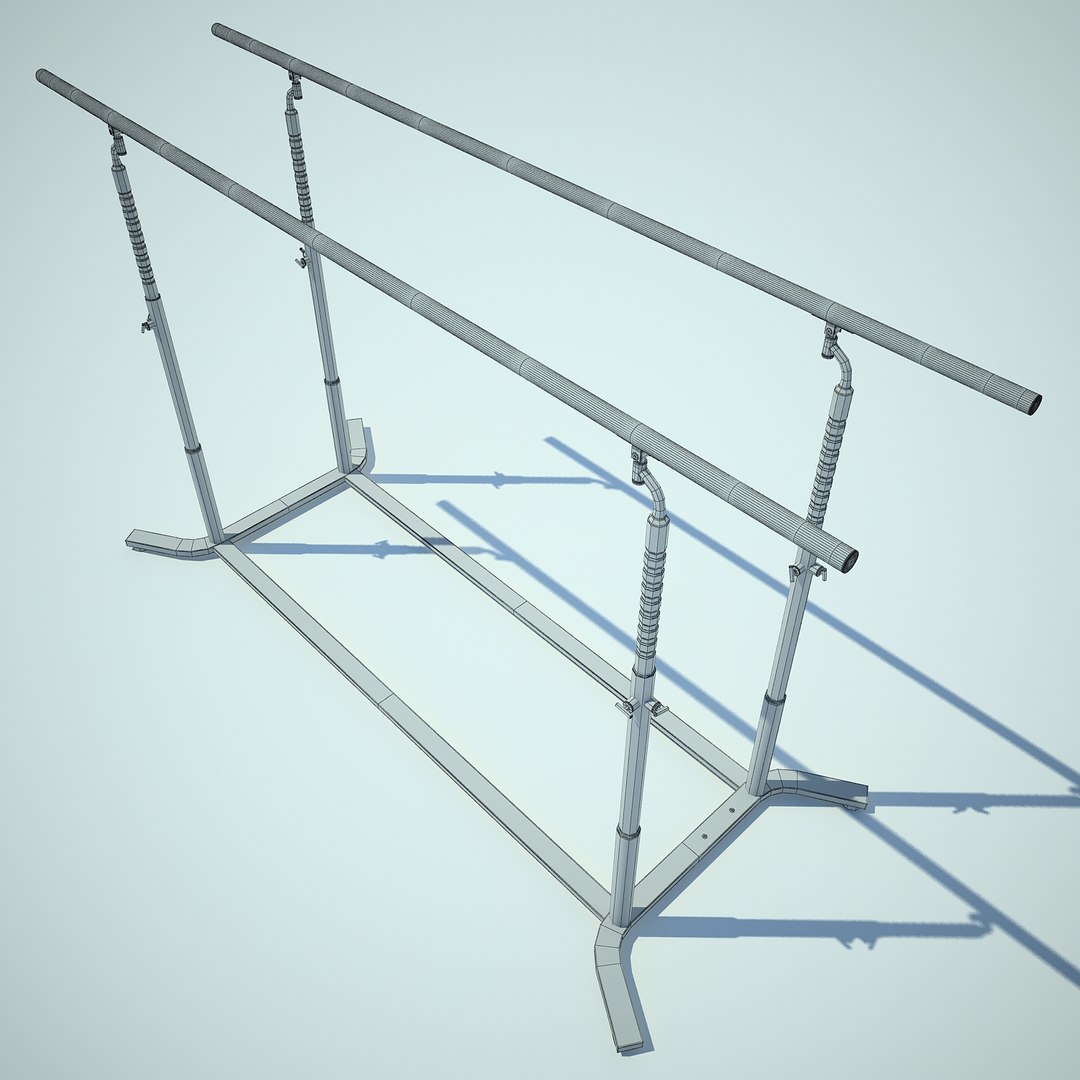 3d Model Gymnastics Parallel Bars