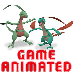 POKEMON Grovyle Animated Game Already model 3D model