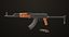 Ametralladora ligera 10 Madera Todas las texturas PBR Unity UE