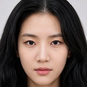 3D Park Ju-hyun Head - No Hair - Low poly head
