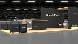 3D Model Stall model