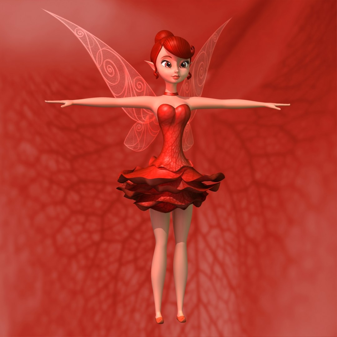 Roses Fairy 3d Ma, image size:1080x1080