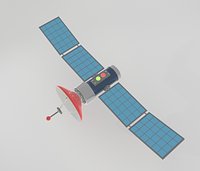 Cartoon Satelite
