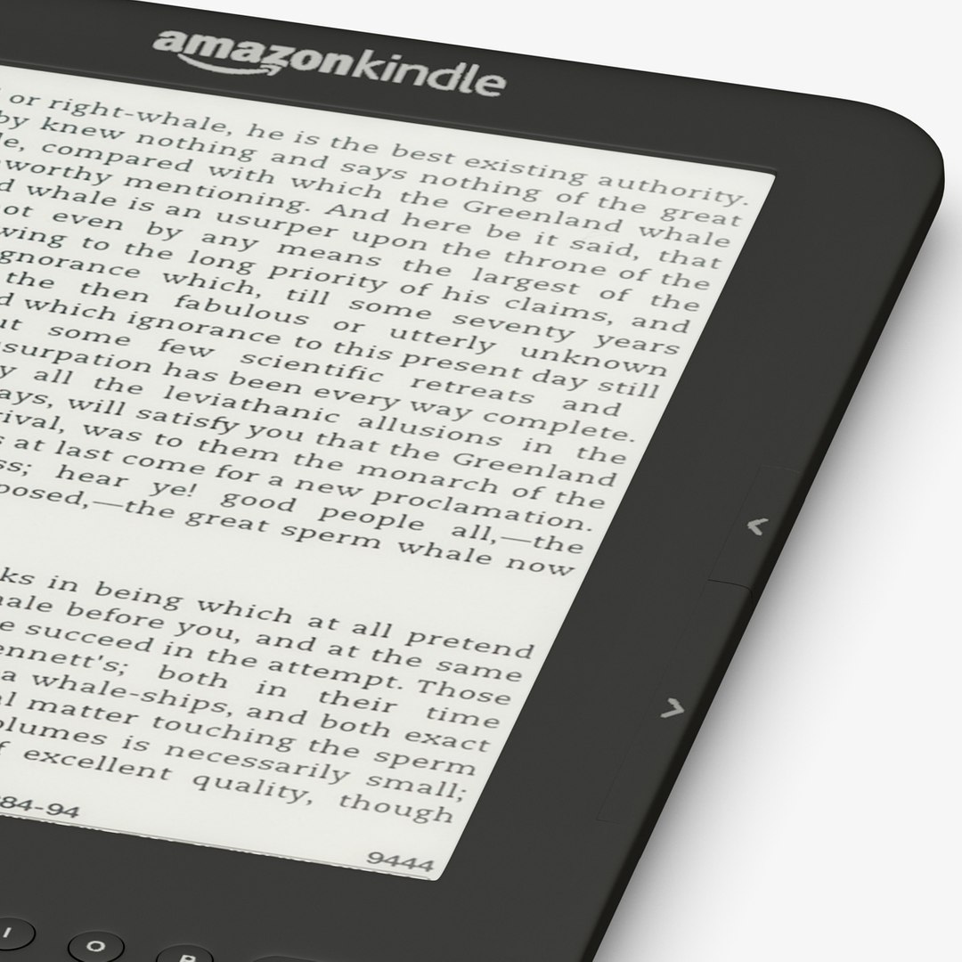 3d Model Amazon Kindle Keyboard 3g