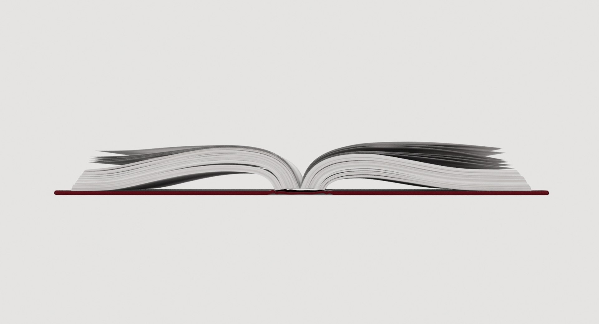 Book-poses-02---open-middle 3d Max