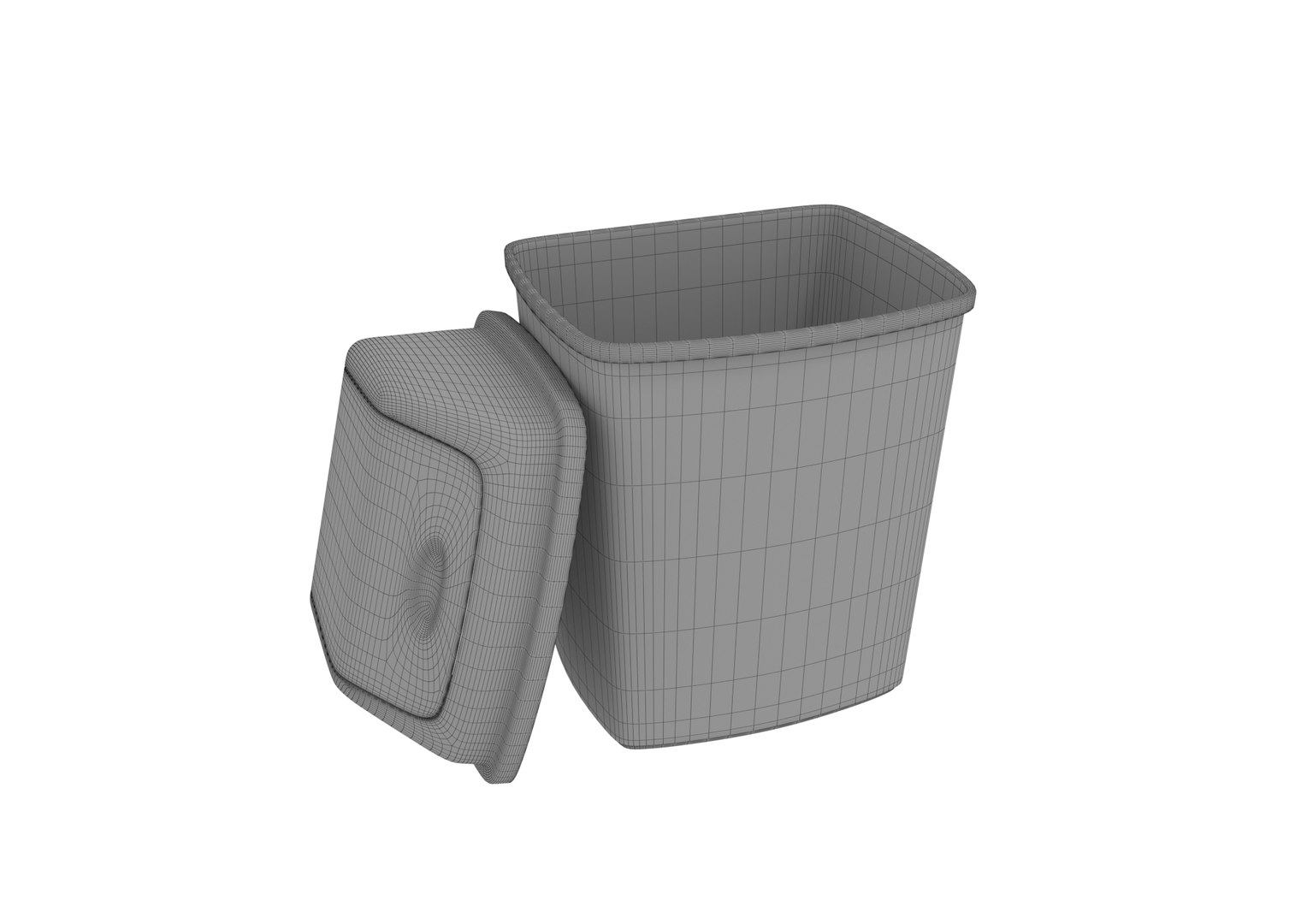 3D Trash Bin - TurboSquid 1767549