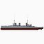 invincible class battlecruiser royal navy 3D model