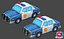 Cartoon Polizeiauto