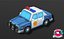 Cartoon Polizeiauto